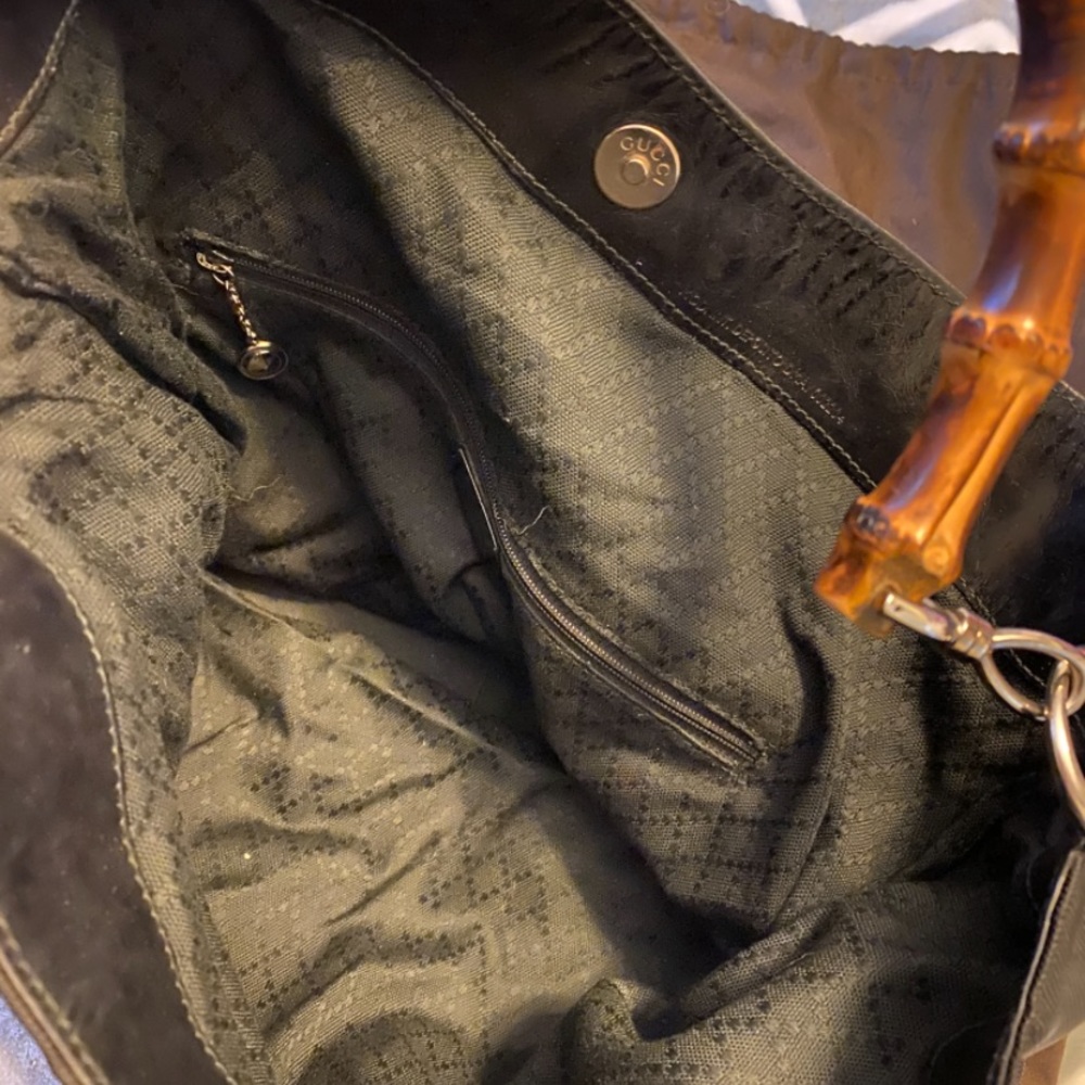 Vintage Gucci Bamboo Handle Bag - Picture 3 of 5